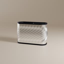 Trio pen Holder - Calm Flow 3d model