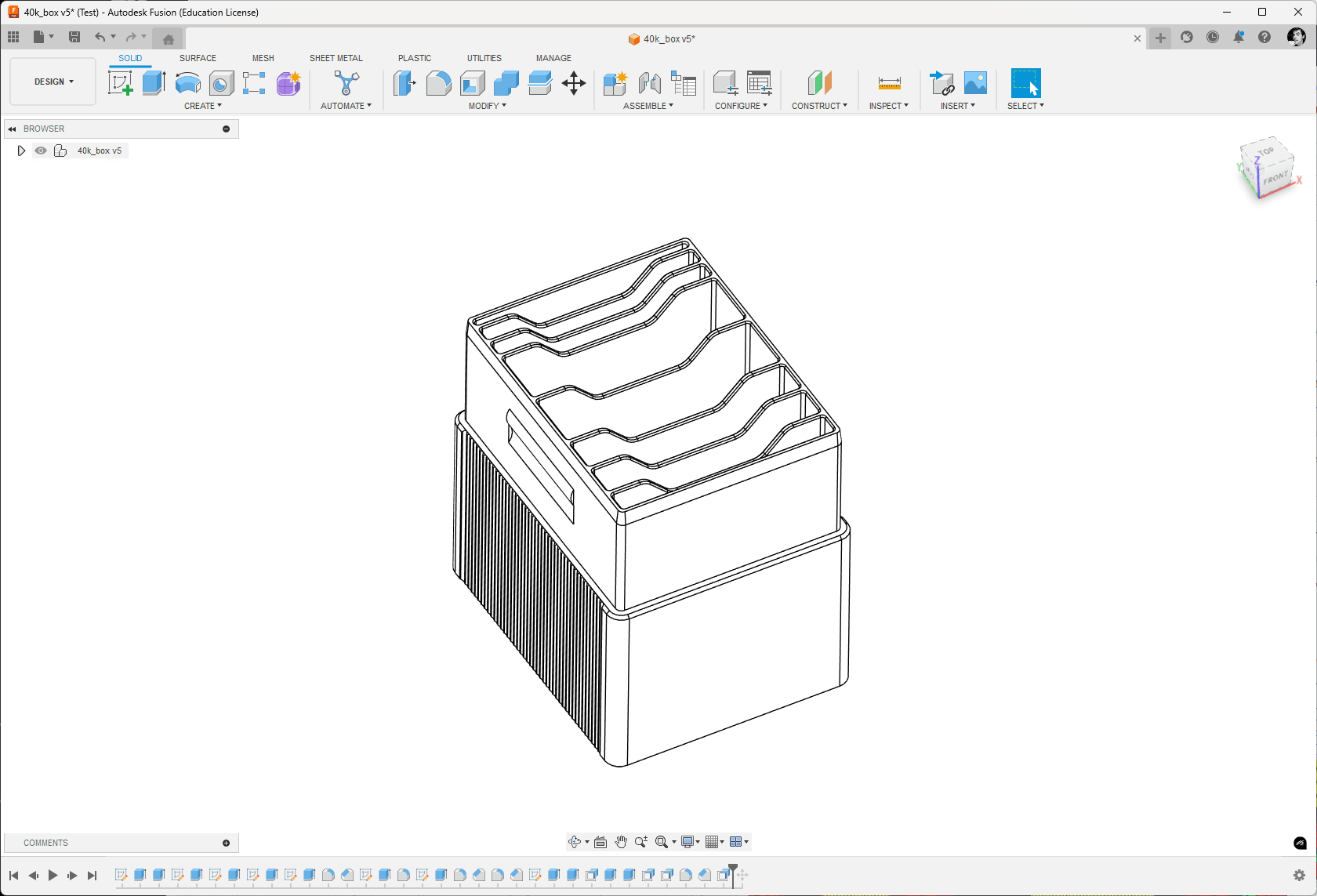 Mission Deck box 3d model