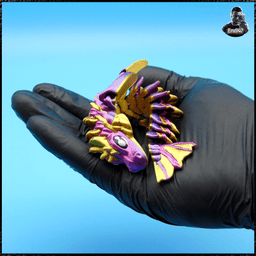 Baby Sea Dragon - articulated - print in place - no supports 3d model