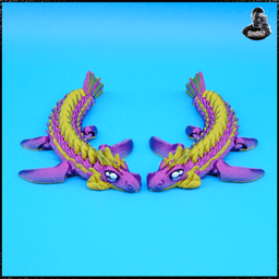 Baby Sea Dragon - articulated - print in place - no supports 3d model