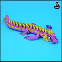 Baby Sea Dragon - articulated - print in place - no supports 3d model