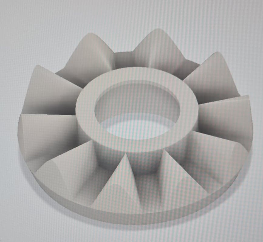 Tattoo Rotary cog gear 3d model