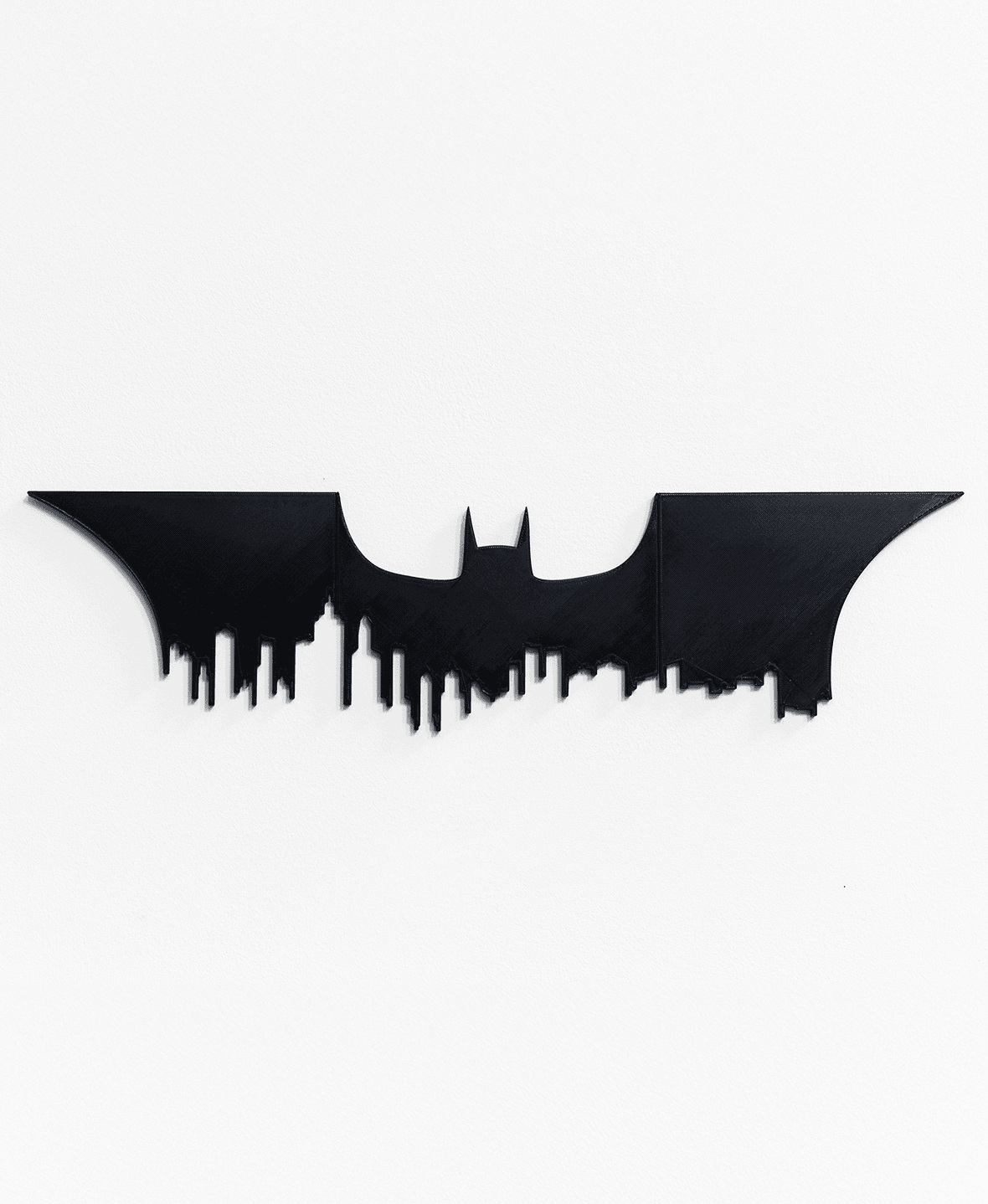 Batman and Gotham City Skyline - DC Wall Art 3d model