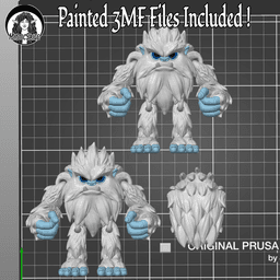 Abominable Snowman - Articulated 3d model