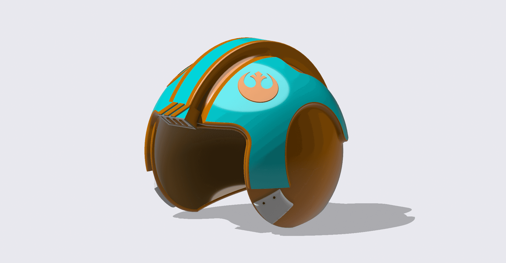 3D Mech X Wing Helmet.step 3d model