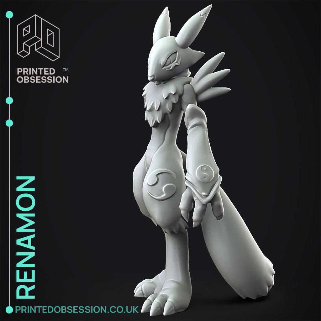 Renamon - Digimon - Fan Art 3d model