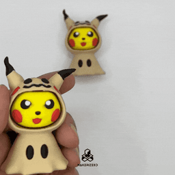 Mimikachu Clicker + Non-Clicker Option 3d model