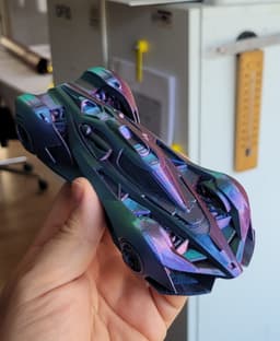 Ultra-Futuristic Supercar UFS001 3d model