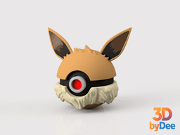 Eevee Pokeball 3d model