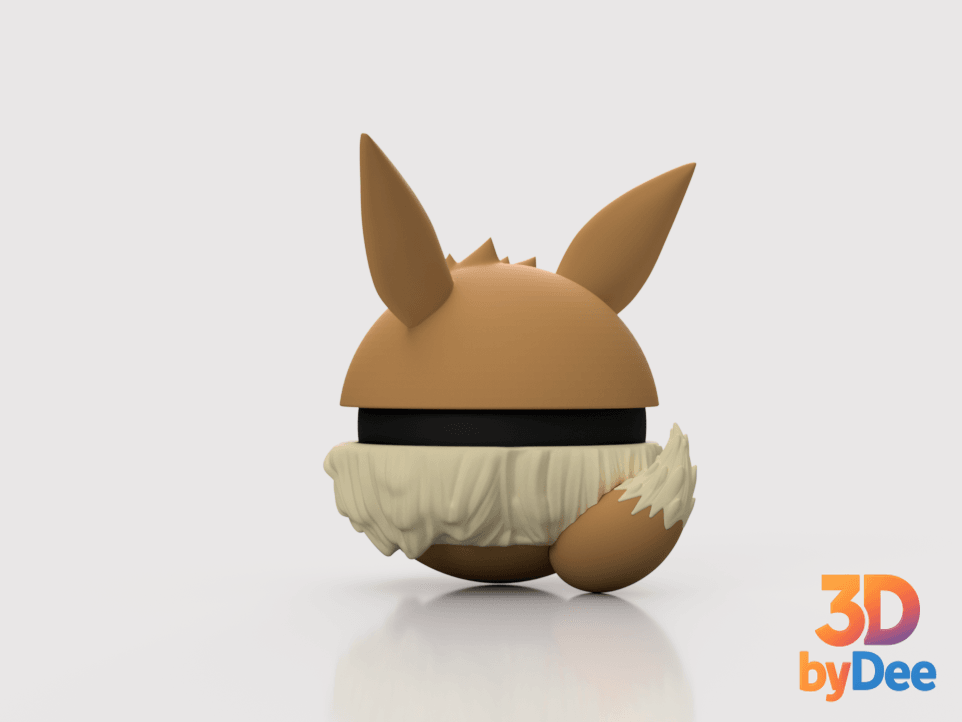 Eevee Pokeball 3d model