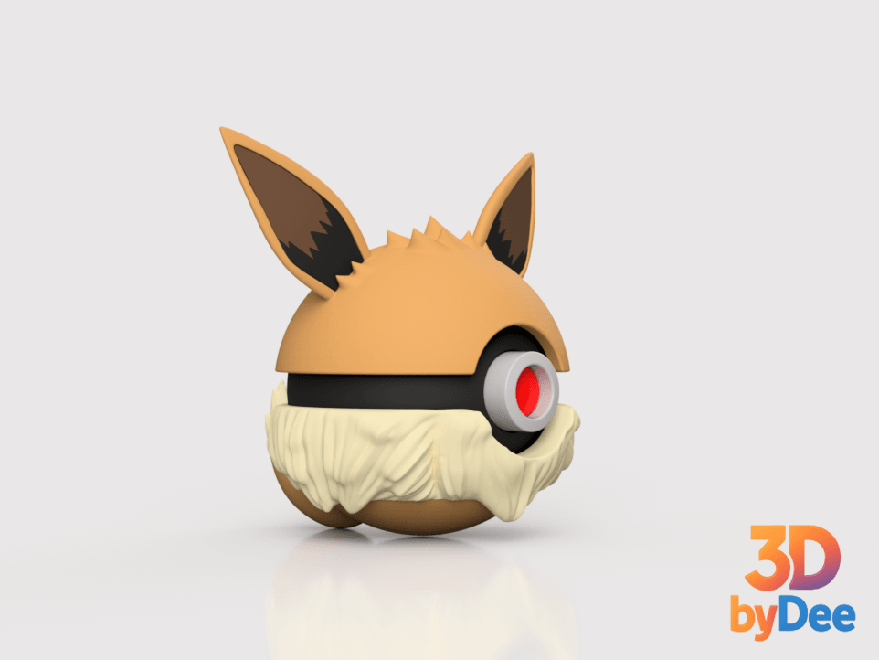 Eevee Pokeball 3d model