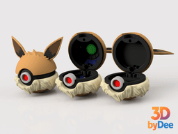 Eevee Pokeball 3d model