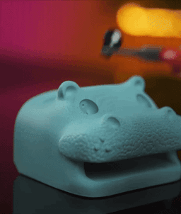 Hippo-Campus Desk Organizer 3d model