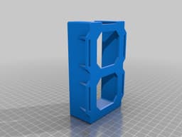 DJI F450 YKV Landing Skid Adapter and Battery Cage 3d model