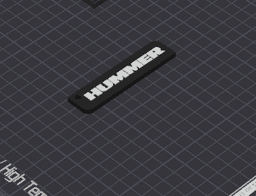 Keychain: Hummer I 3d model