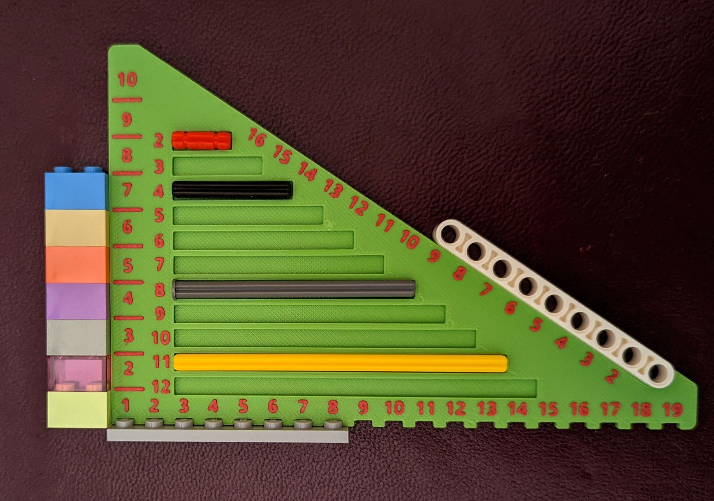 Lego Ruler 3d model