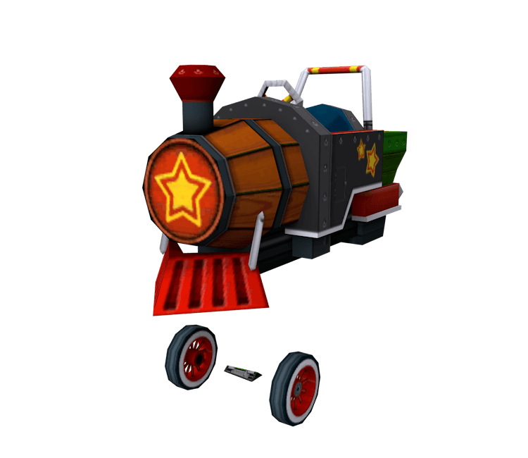 Barrel Train 3d model
