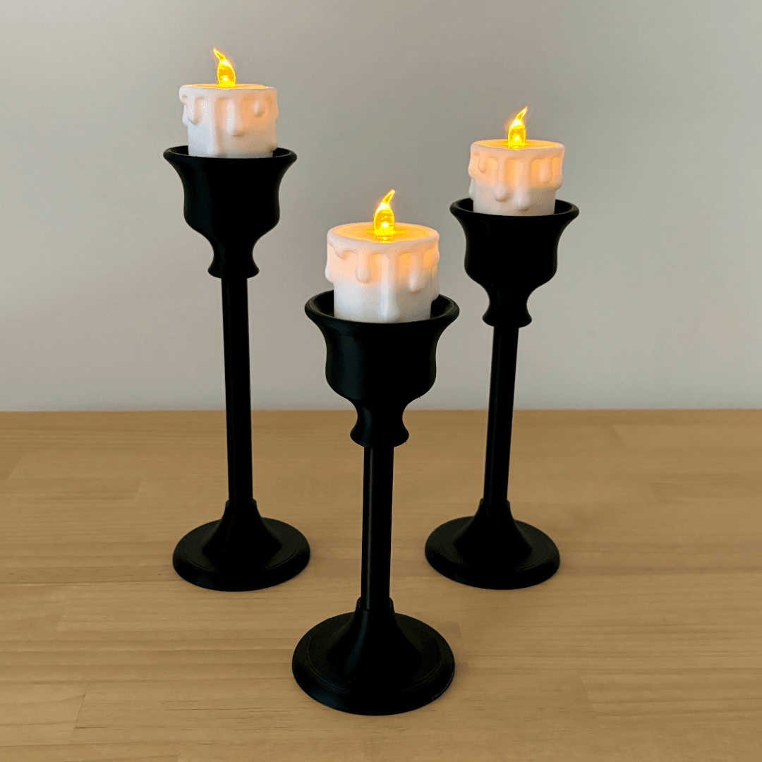 Candle Sticks for Tea Light LED Candles 3d model