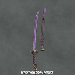 Psylocke Psy Cosplay Katana Marvel Rivals 3d model