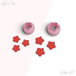 Christmas Studs Polymer Clay Cutter Package, Mini Christmas Set, 10 Models, 2 Sizes Included, No:961 3d model