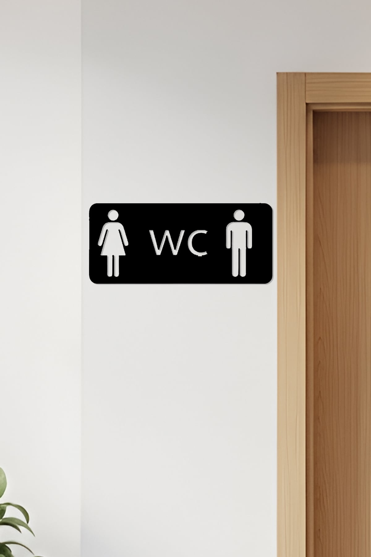 WC, Toilet Sign, Restroom 3d model