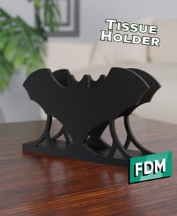 Halloween - Bat Tissue Holder 3d model