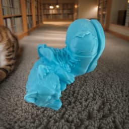 cat on big boot final .stl 3d model