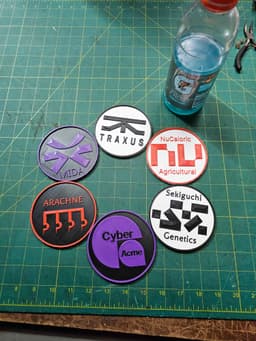 Marathon Inspired Coaster Set.3mf 3d model