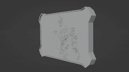 3d printable tile with frame of Thanos 3d model