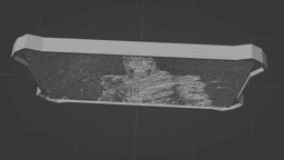 3d printable tile with frame of Thanos 3d model