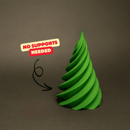 SWIRL CHRISTMAS TREE / CHRISTMAS DECOR / DECOR 3d model