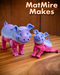 Pig - Articulated Figure 3d model