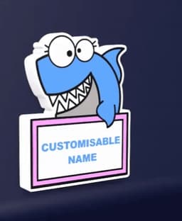 Cute Shark - LED Strip compatible 3d model