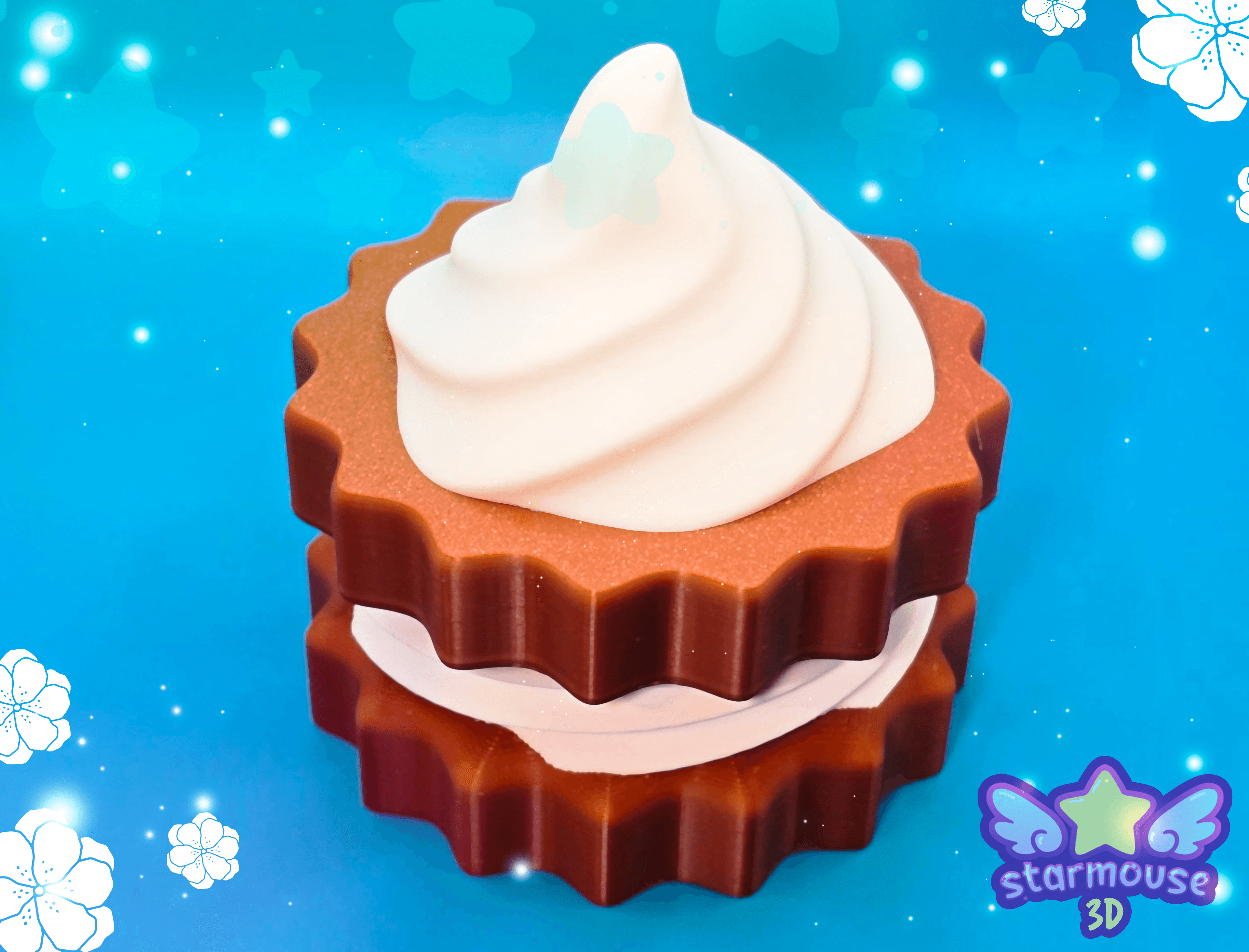 Dessert Triceratops Collab Set 3d model