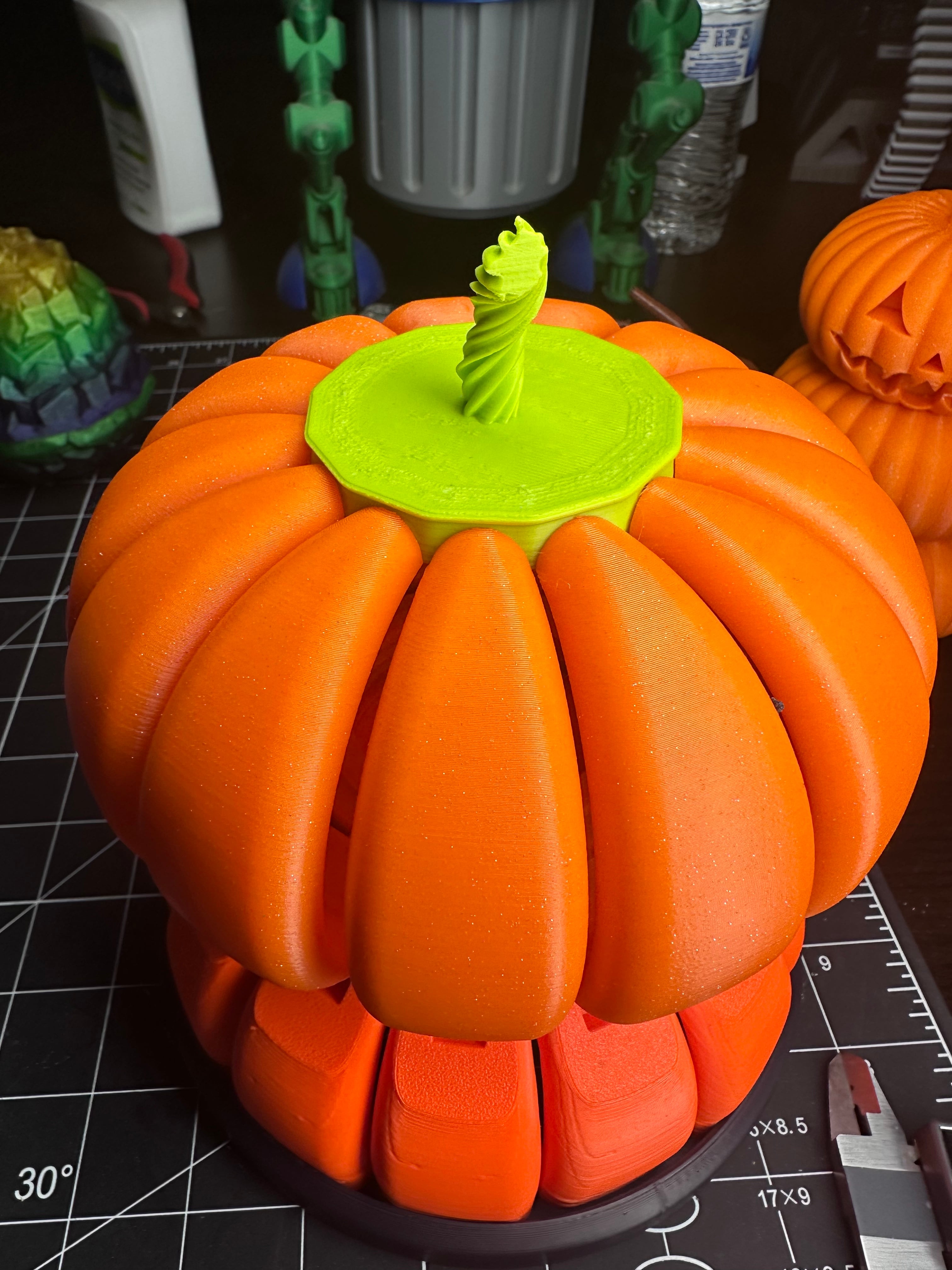 Articulated Pumpkin Model - Container 3d model