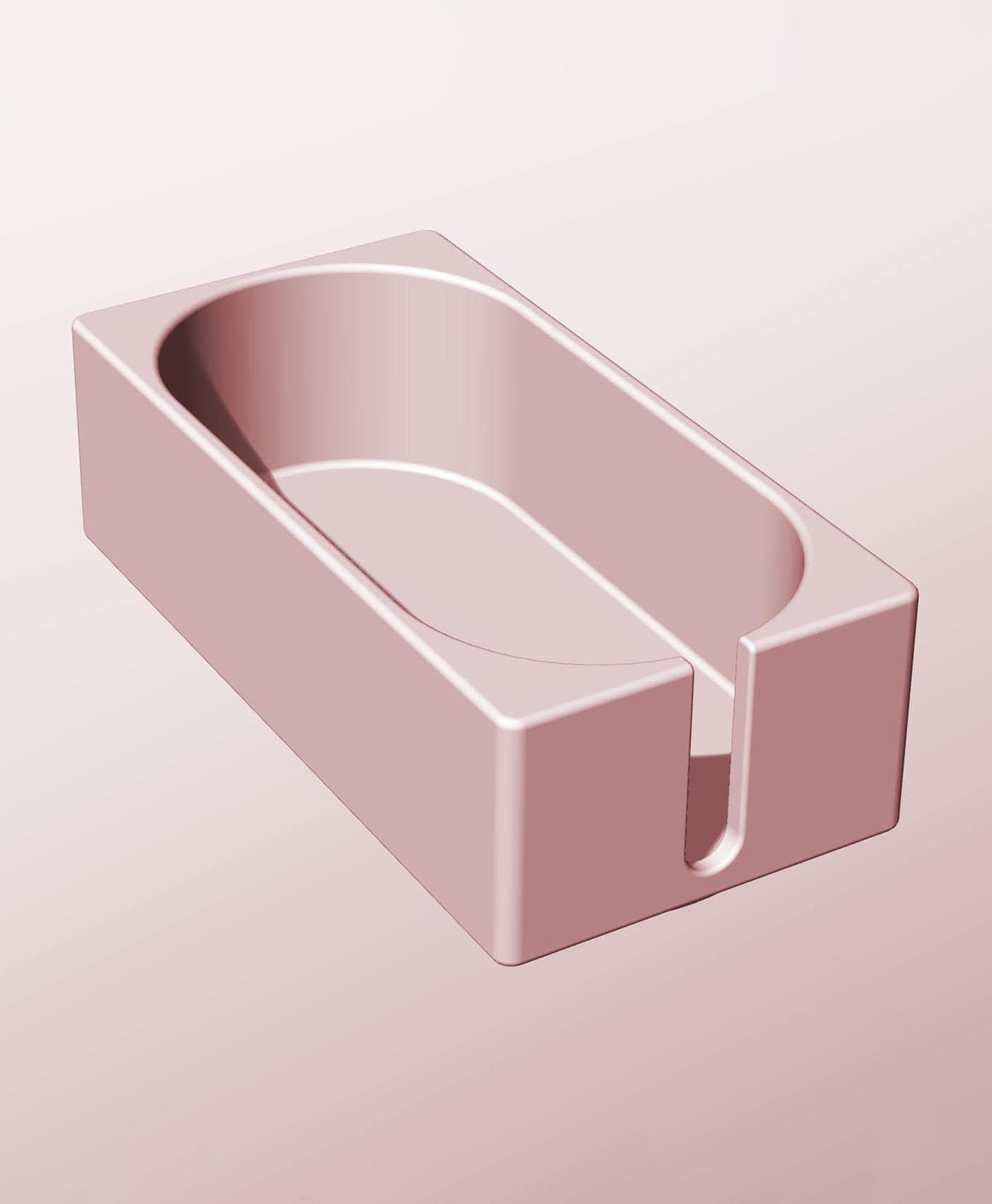 CX68-45-SS Stacking slotted module bin for modern home decor 3d model
