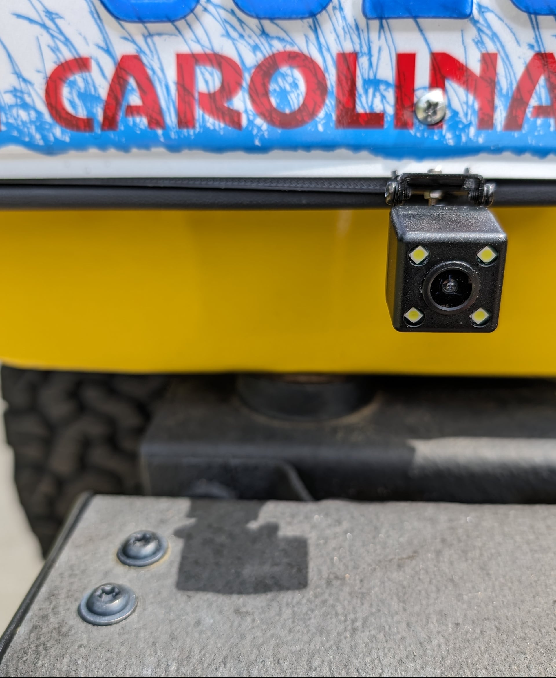 license tag camera mount.stl 3d model