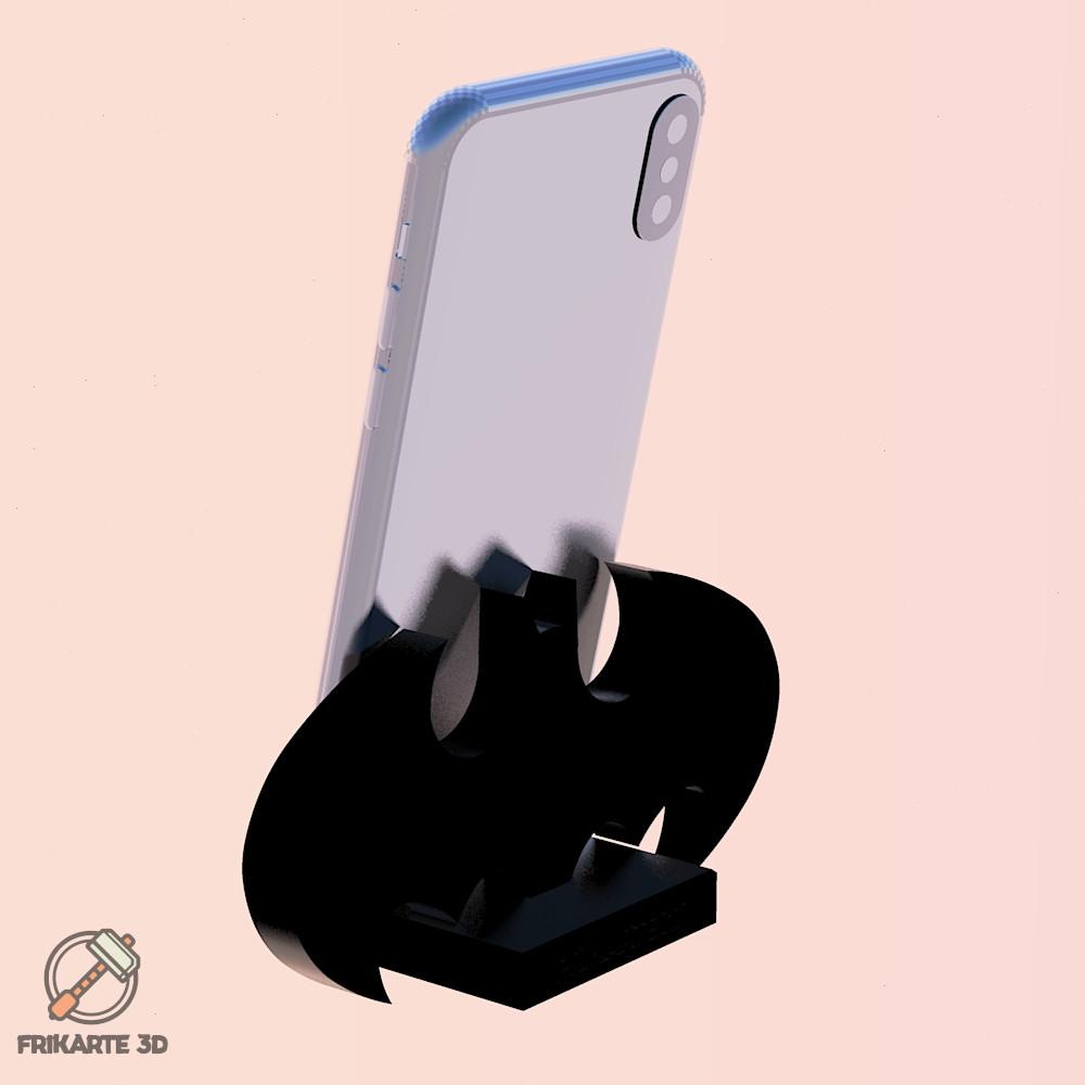 Batman Phone Holder V2 3d model