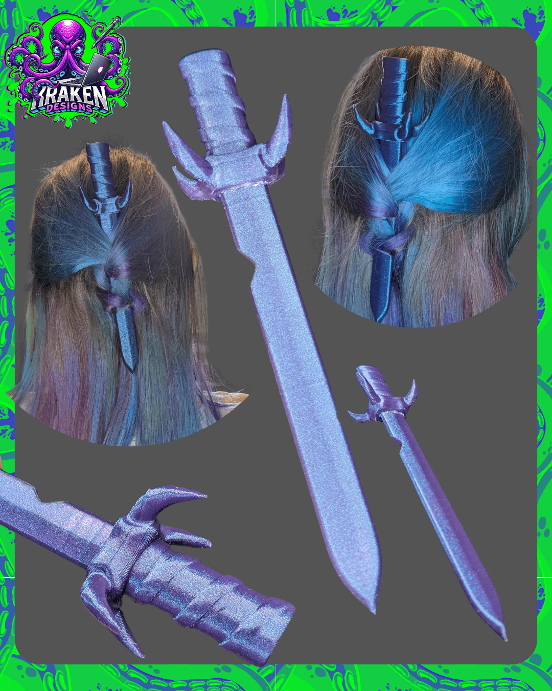 Sword Hair Pin 3d model