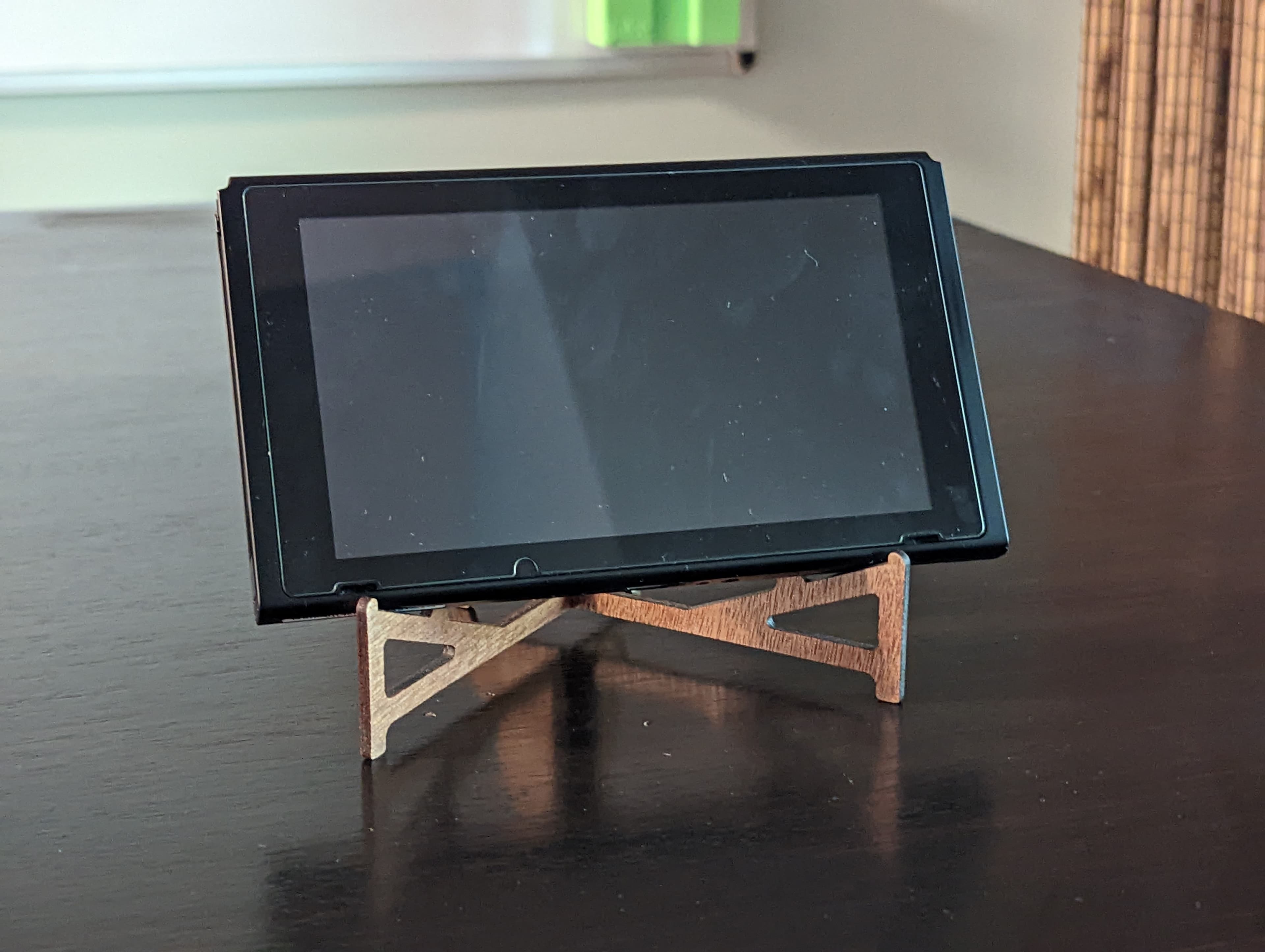 Laser-cut Nintendo Switch stand 3d model