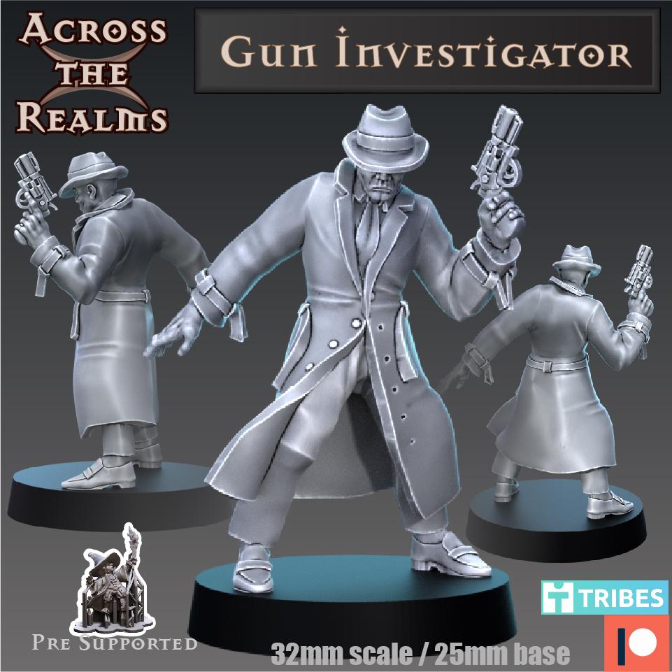 Gun Investigator 3d model