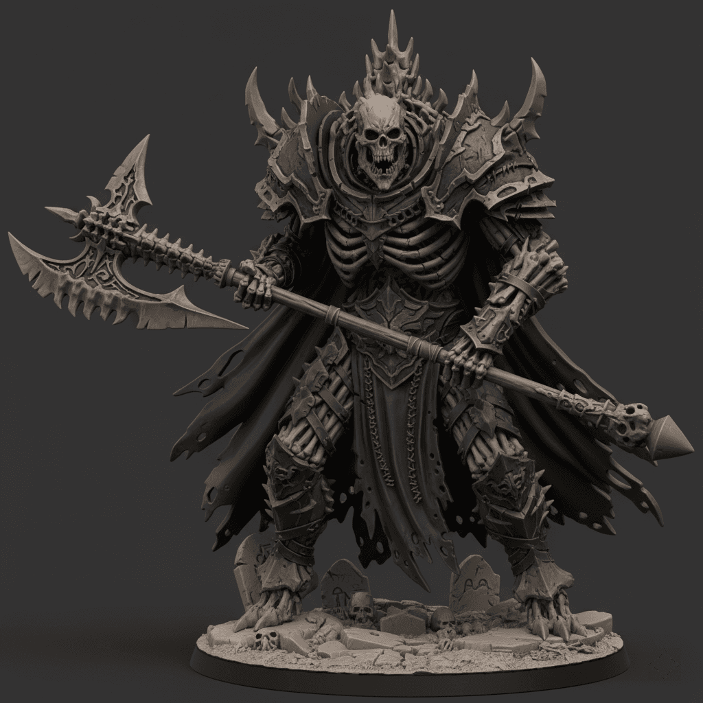 Bone Golem Skeleton Fusion Printable STL Design 3d model