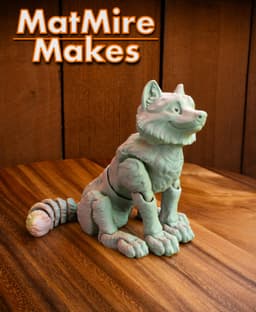 Wolf - Articulated Figure 3d model