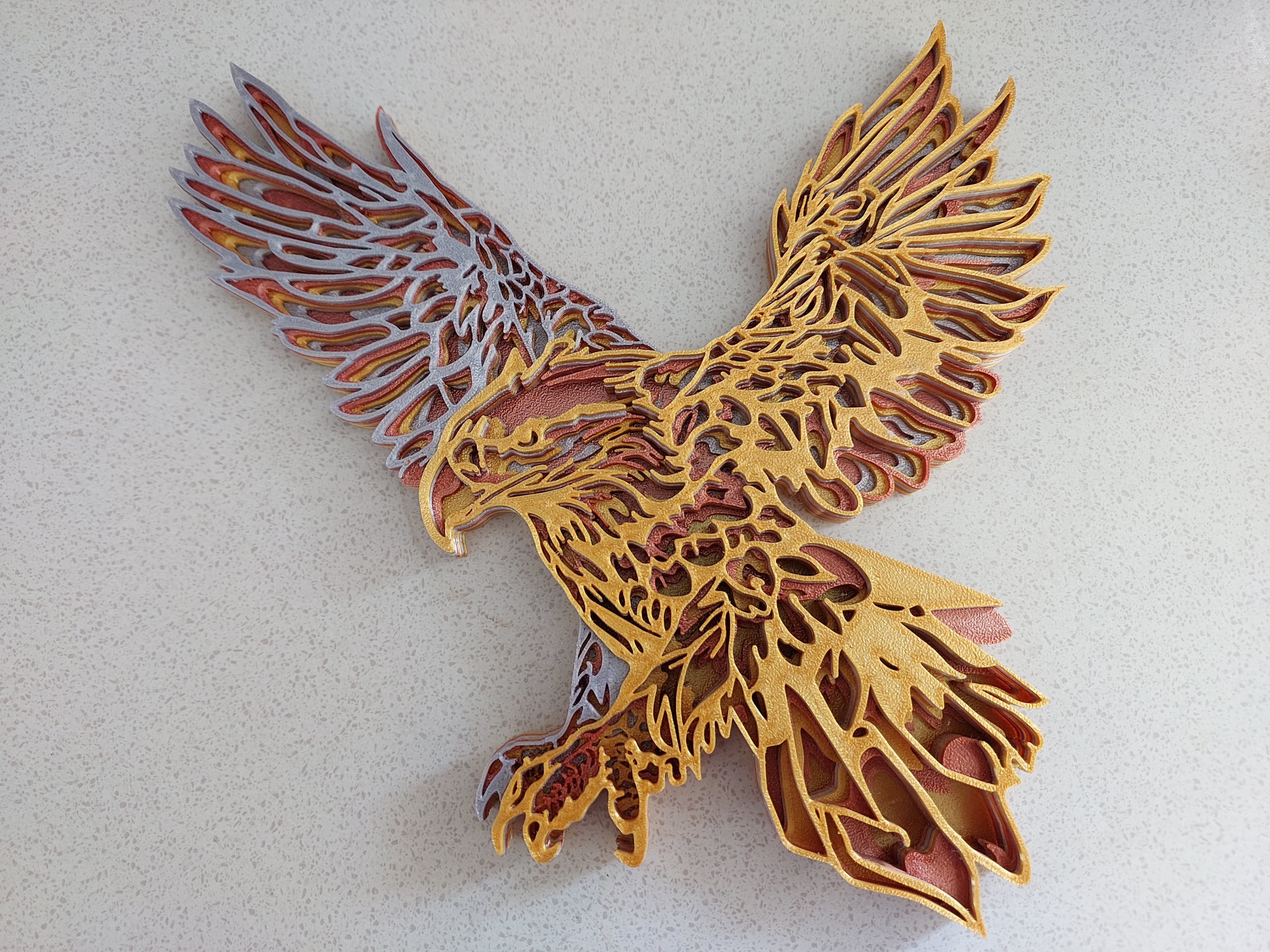 Eagle – 7 Layer 3d model
