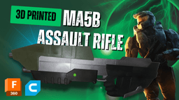 MA5B Assault Rifle from Halo 3d model