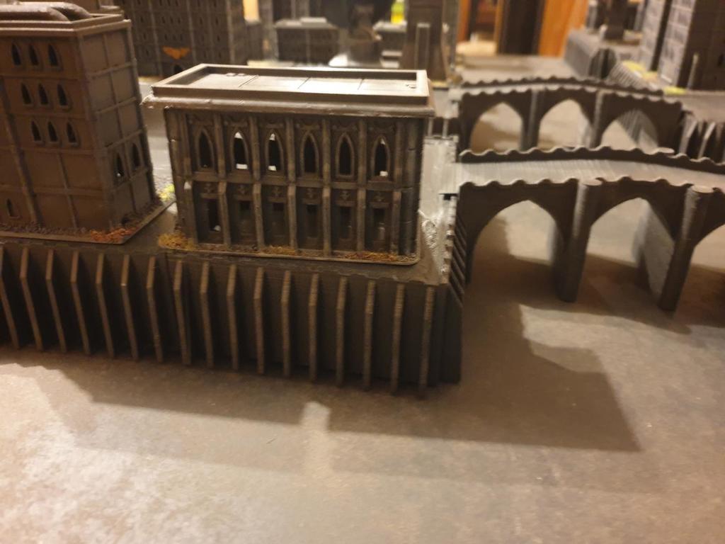 Epic 40K Imperial City Topography parts 3d model