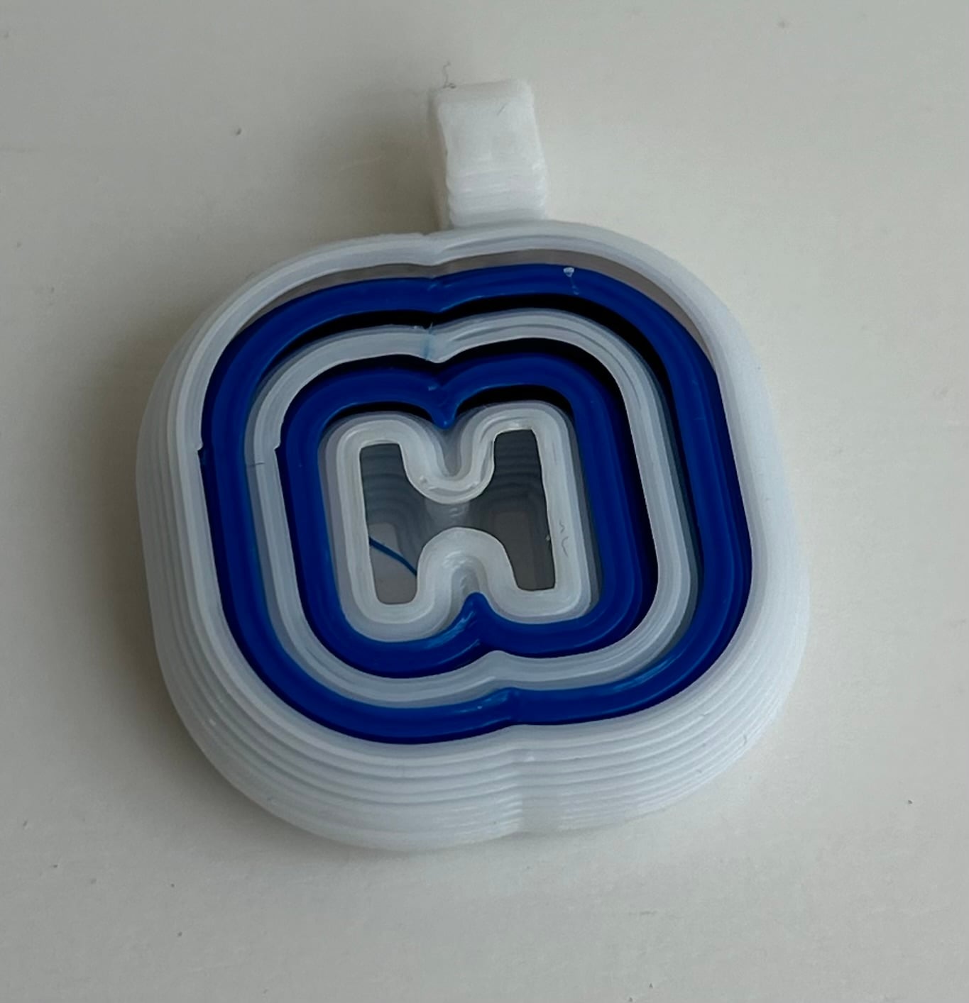 fidget alphabet keychain 3d model