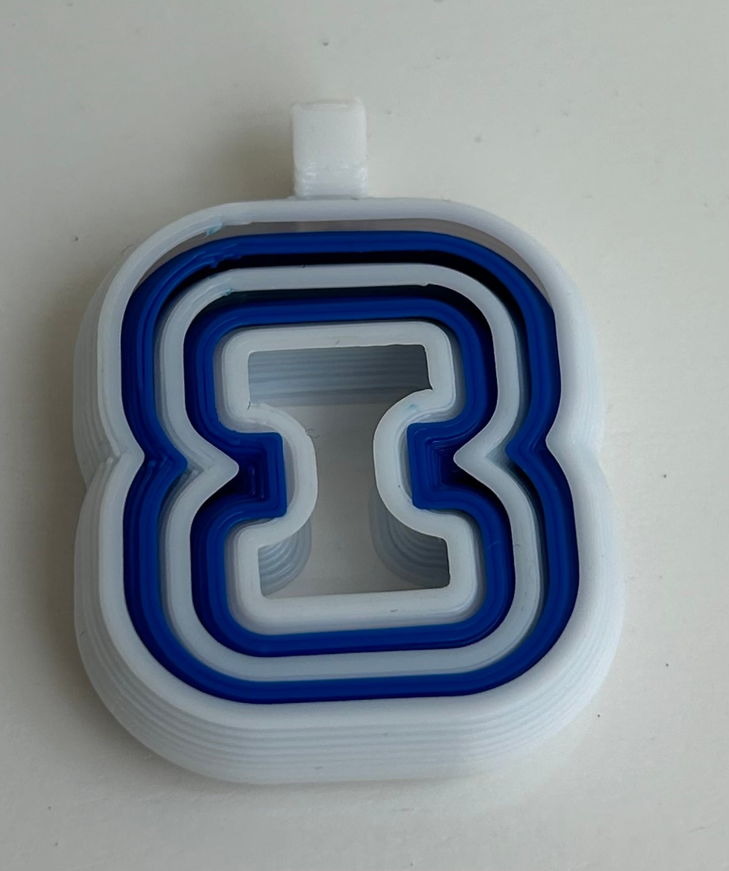 fidget alphabet keychain 3d model