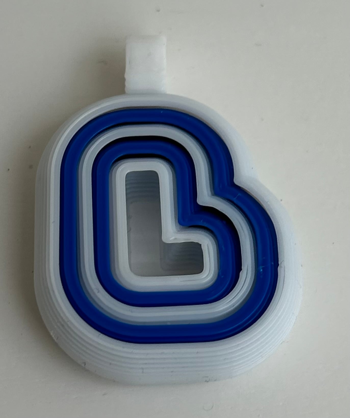 fidget alphabet keychain 3d model