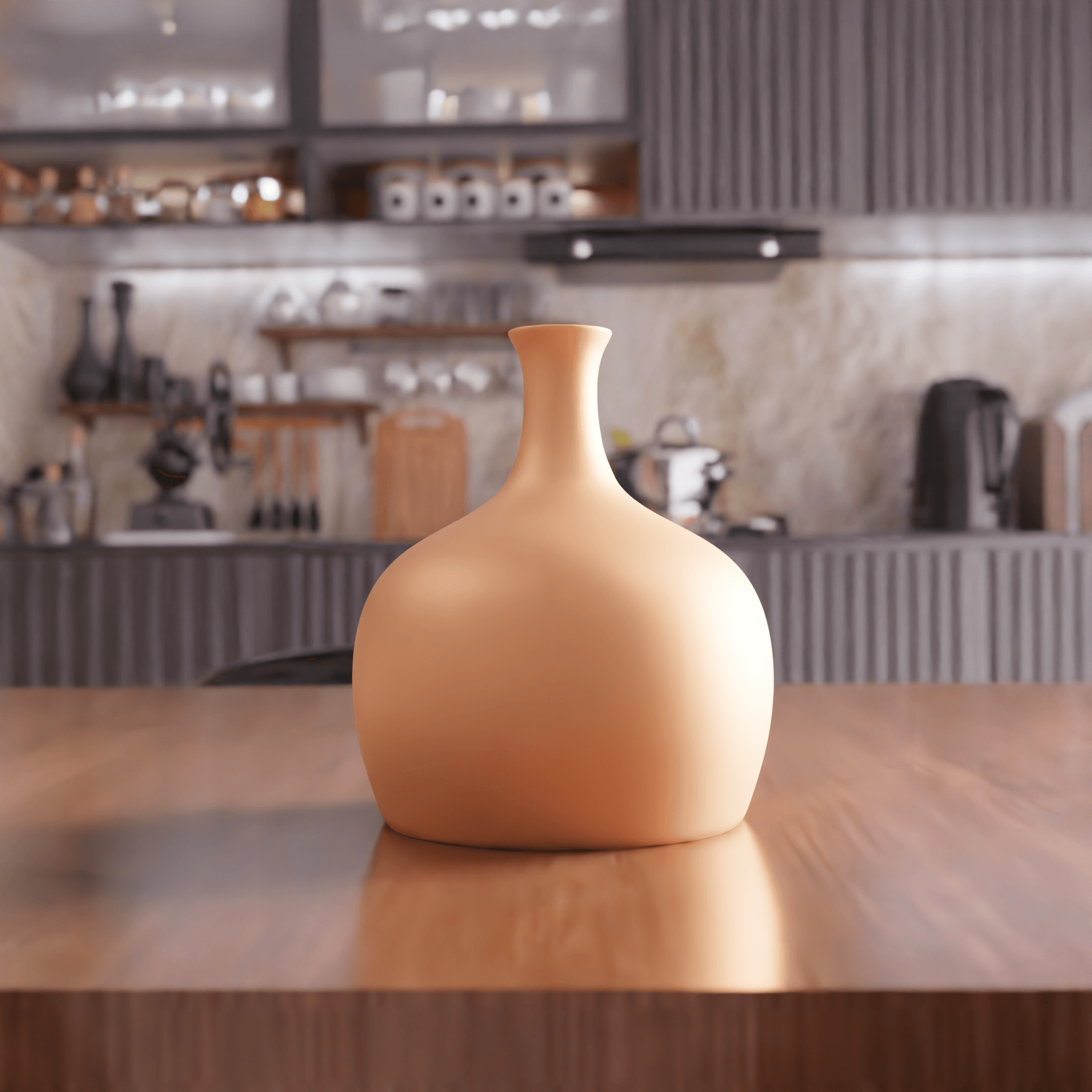 Nordic Minimalist Spherical Decorative Vase 3d model